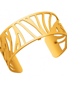 Bracelet Manchette Georgettes Moyen Modèle Perroquet Plaqué Or