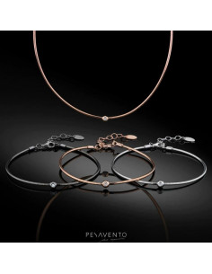 Bracelet  Pesavento DNA Argent rose 2