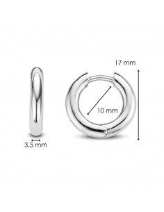 Boucles d'Oreilles Créoles Ti Sento 7557SI 7557SI 2