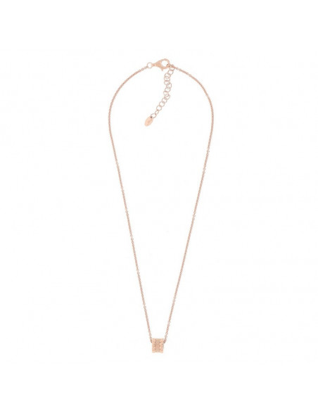 Collier Pesavento avec pendentif bobine en Argent Rose