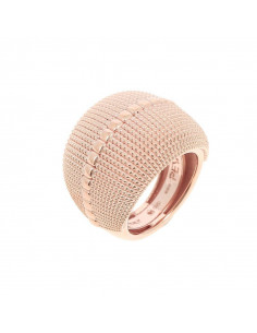 Bague Pesavento Rose bandeau Pixel grande