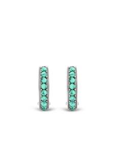 Boucles d'Oreilles Argent et Turquoise Ti Sento 7764TQ 2