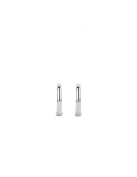 Boucles d'Oreilles Créoles En Argent Ti Sento