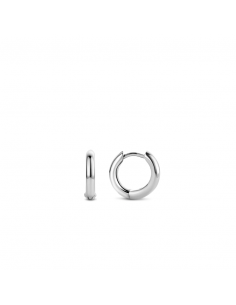 Boucles d'Oreilles Créoles En Argent Ti Sento