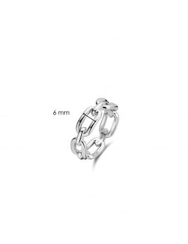 Bague Maillon  Argent  Ti Sento