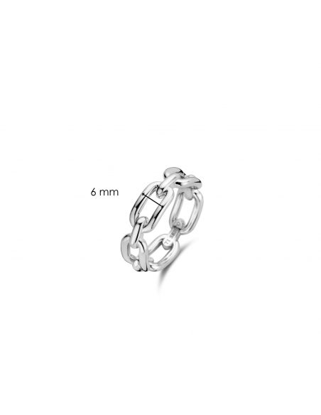 Bague Maillon  Argent  Ti Sento