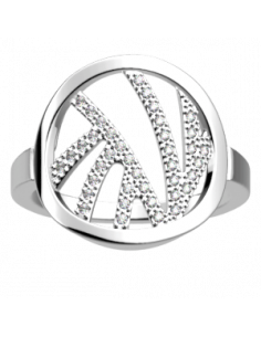 Bague Les Georgettes Modèle Précieuse Perroquet Finition Argent