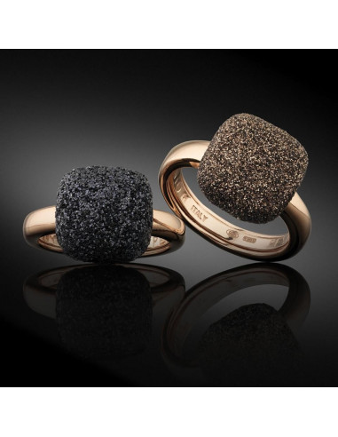 Bague Pesavento Polvere di Sogni Rose et Noir