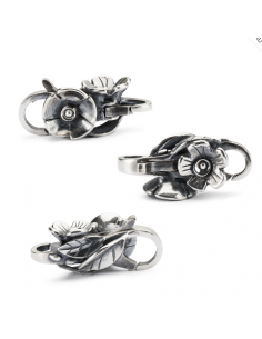 Fermoir Trollbeads Argent Massif Fermoir Fleur Croquante TAGLO-00082