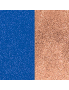 Cuir Les Georgettes Modèle 8mm Bleu Outremer/Rose Sirène