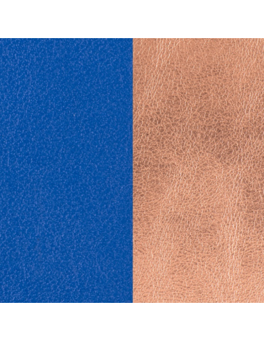 Cuir Les Georgettes Modèle 8mm Bleu Outremer/Rose Sirène