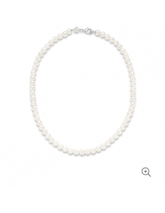 Collier Chocker Perles Blanches Imitations Ti Sento 3849PW 3849PW