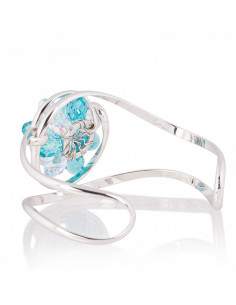 Bracelet Andréa Marazzini métal argenté en cristal de Swarovski RHSQU89BR1 2