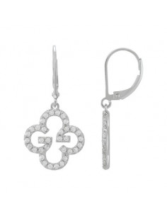 Boucles Dormeuses CHARLES GARNIER en Argent et oxyde de...