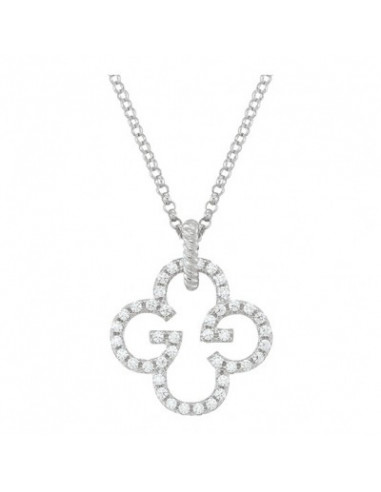 Collier CHARLES GARNIER en Argent et oxyde de zirconium