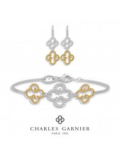 Bracelet CHARLES GARNIER En Argent Bicolore Et Oxyde De Zirconium AGF170013B 2