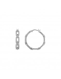 Créoles CHARLES GARNIER En Argent Et Oxyde De Zirconium AGF170069E 2