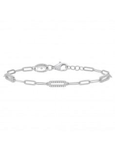 Bracelet CHARLES GARNIER En Argent Et Oxydes De Zirconium AGF170004B