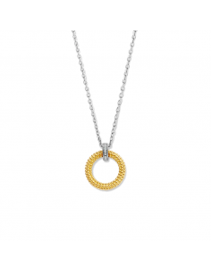 Collier TI SENTO Bicolore Argent Et Pierres 3999ZY
