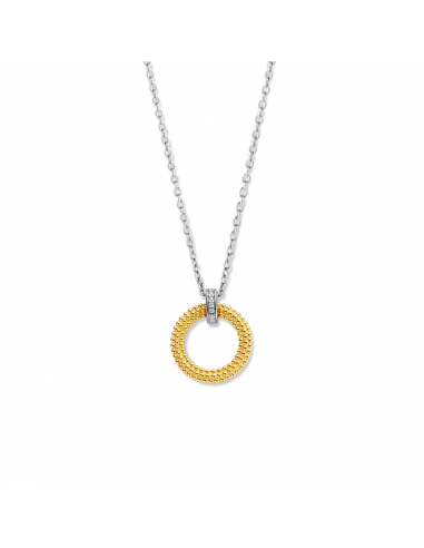 Collier TI SENTO Bicolore Argent Et Pierres
