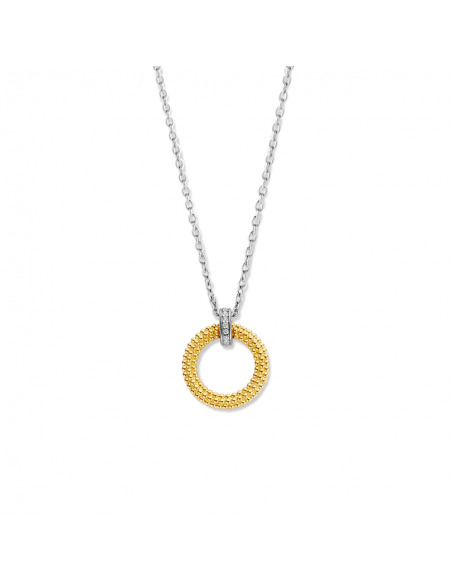 Collier TI SENTO Bicolore Argent Et Pierres