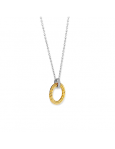 Collier TI SENTO Bicolore Argent Et Pierres 2