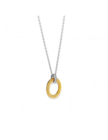Collier TI SENTO Bicolore Argent Et Pierres