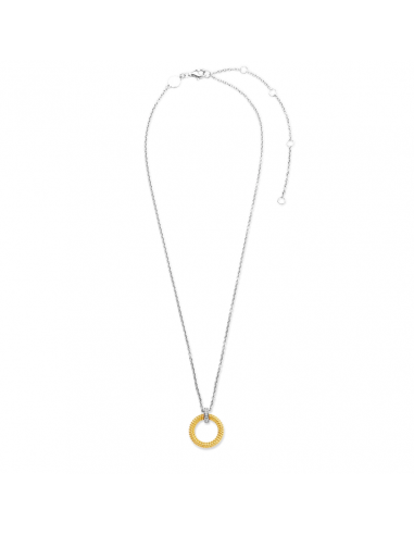 Collier TI SENTO Bicolore Argent Et Pierres