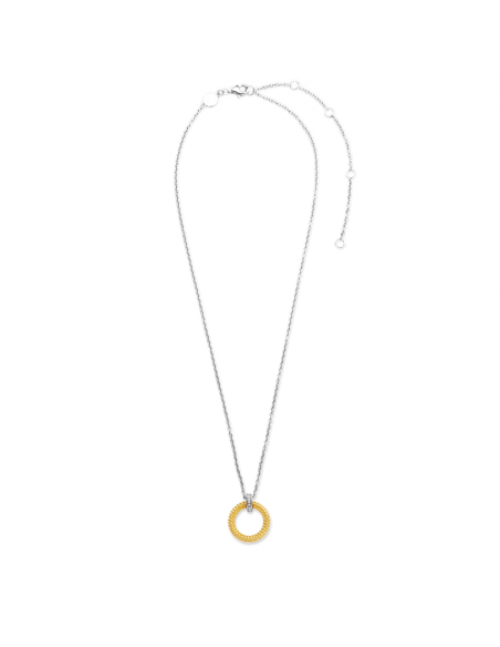 Collier TI SENTO Bicolore Argent Et Pierres