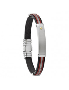 Bracelet Acier Et Cuir Vitus De Chez Jourdan TE012H