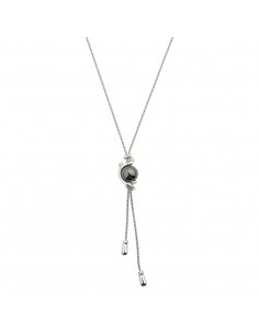 Collier Dune Jourdan Argent & Hématite 2