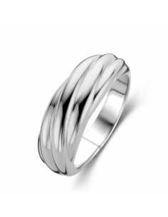 Bague Godron Torsadée Argent  Ti Sento 12239SI