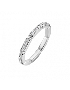 Bague en Argent Et Oxydes de Zirconium Ti Sento 12269ZI