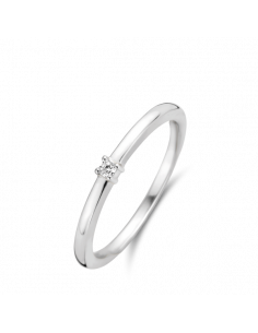 Bague Argent Et Zirconium Mix & Match Ti Sento