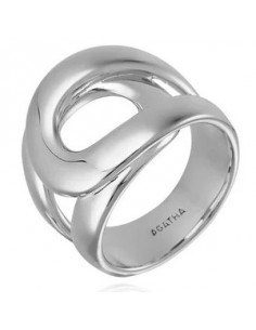 Bague AGATHA Argent Large CURVE