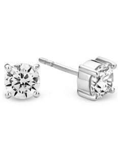 Boucles d'Oreilles Puces Oxydes De Zirconium Ti Sento