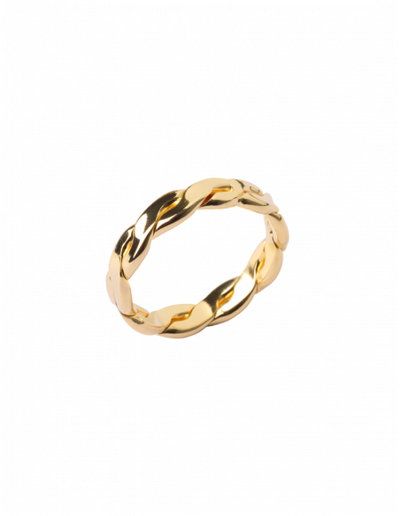 Bague René De Saunier En Plaqué Or