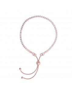Bracelet Plaqué Or Rose Pavé Miss BRONZALLURE