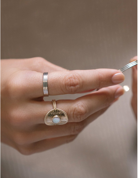 Bague Tavillon De Saunier En Argent