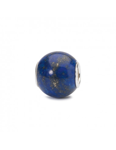 Perle Trollbeads Lapis-Lazuli Ronde Et Argent tstbe-00019