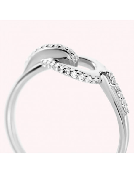 Bague Gemini De AGATHA En Argent Et Oxydes