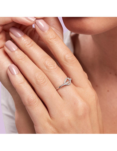 Bague Gemini De AGATHA En Argent Et Oxydes