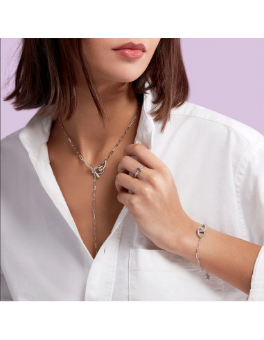Bague Gemini De AGATHA En Argent Et Oxydes
