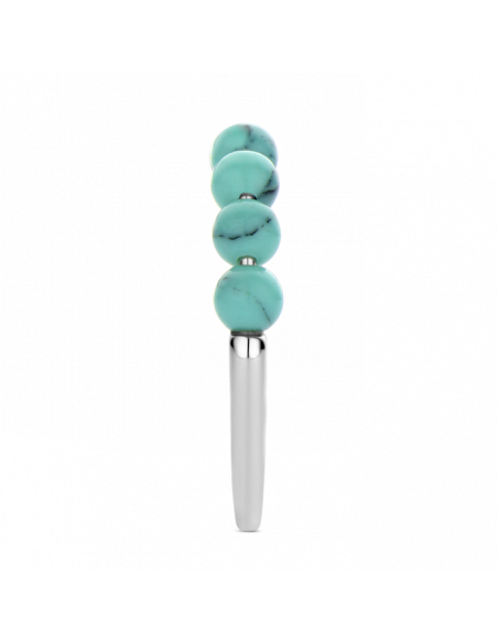 Bague Argent  Ti Sento Avec 7 perles Turquoise