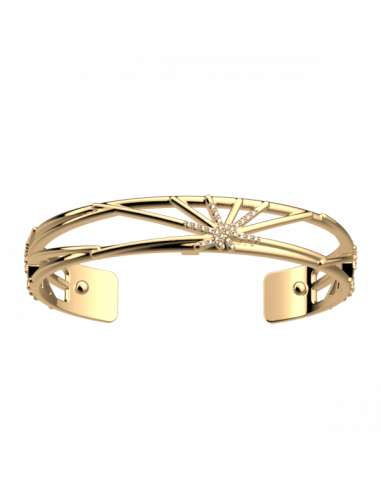 Bracelet fils de soie tissés et intercalaire scarabée doré - Perles & Co