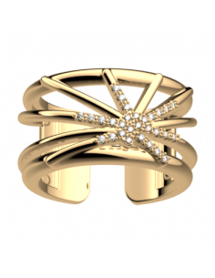 Bague Les Georgettes Palmiflore finition dorée 12MM 70427160108