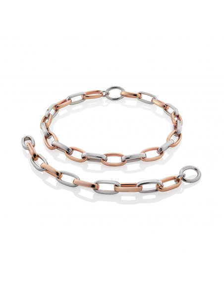 Bracelet Pesavento Anneaux Argent Bicolore