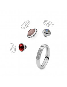 Bague Qudo En Acier Collection LECCE 615014 2
