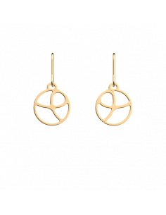 Boucles d'Oreilles Les Georgettes Dormeuses 16MM Valse Finition Or 70412901900