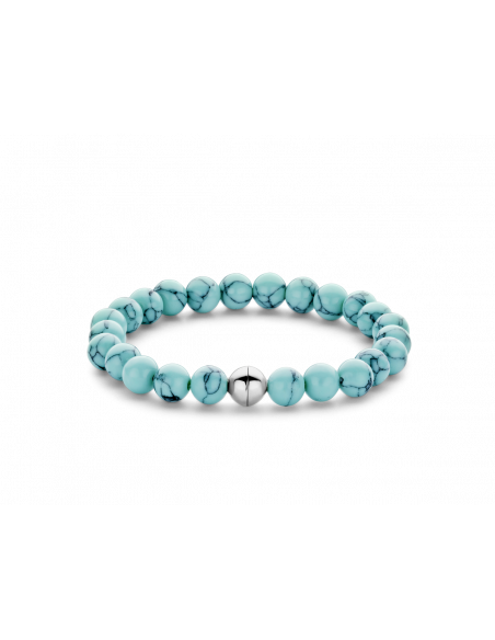 Bracelet Argent  Perles Turquoise 23012TQ 23012TQ